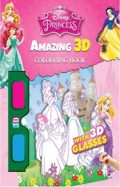 Disney Princess Amazing 3D Colouring Book